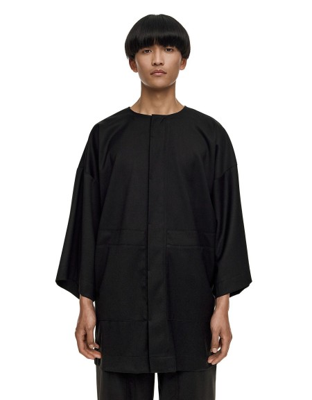 DIVERSE Short sleeve shirt mao 25046-396-455 Black DIVERSE - 1