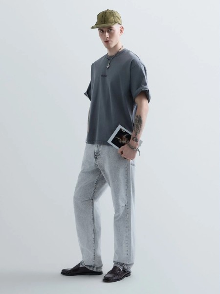 REPLAY INC T-shirt KU6003.000.D23846N Γκρι REPLAY - 7