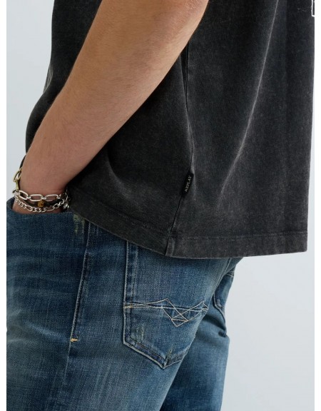REPLAY T-shirt M12BF.003.7242.C072 Γκρι - Ανθρακί REPLAY - 5