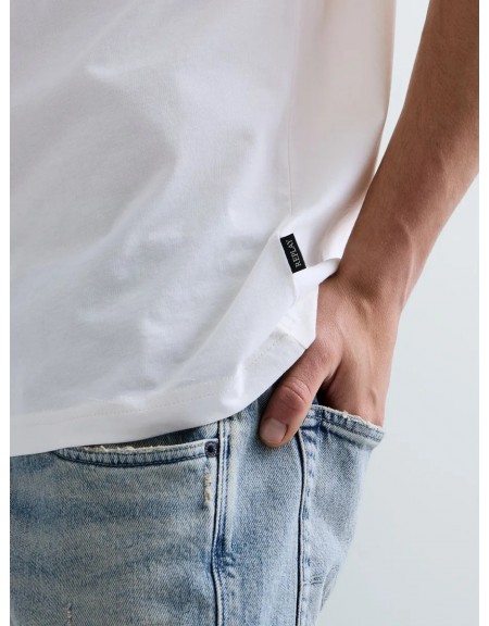REPLAY T-shirt M12BE.006.00QMJ Off-white REPLAY - 4