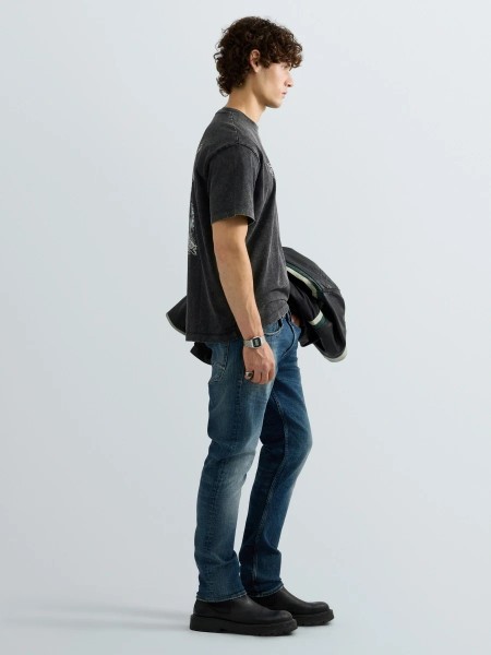 REPLAY T-shirt M12BF.001.7242KG C072 Γκρι - Ανθρακί REPLAY - 4