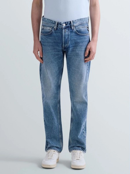 REPLAY Jean pants MA972.000.886 0C2 GROVER Light blue REPLAY - 7