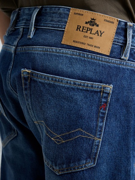 REPLAY Jean παντελόνι  MA972.000.886.0C1.007  GROVER Μπλε REPLAY - 9