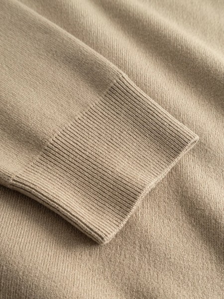 GABBA Knitted blouse ADRIEL O-NECK LUME LS Beige GABBA - 6
