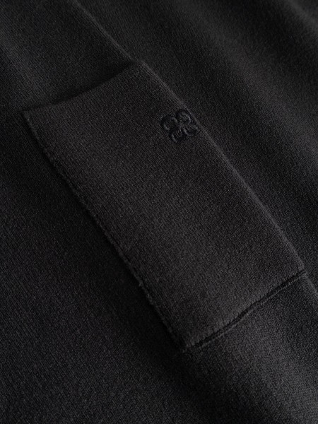 GABBA Μπλούζα πλεκτή ADRIEL O-NECK LUME LS Μαύρο GABBA - 5