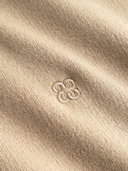 GABBA Μπλούζα πλεκτή ADRIEL HALF ZIP LUME LS Μπεζ GABBA - 5
