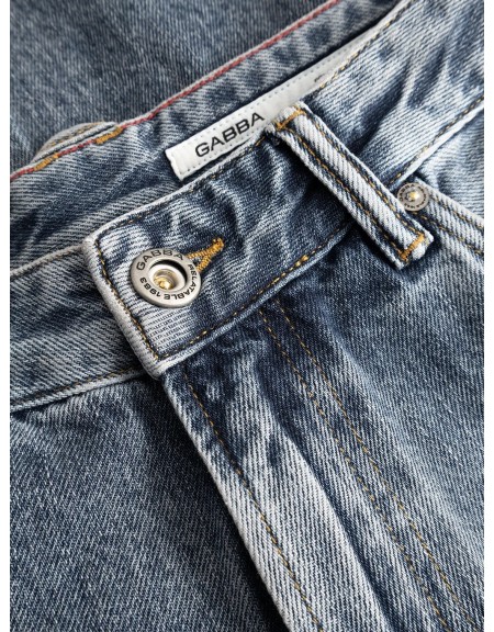 GABBA Jean παντελόνι SENNA WOLV DS0004 Μπλε GABBA - 6