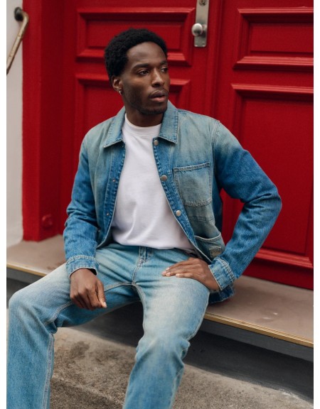 GABBA Jean Jacket BETA WOLV DS0004 LS Blue GABBA - 5