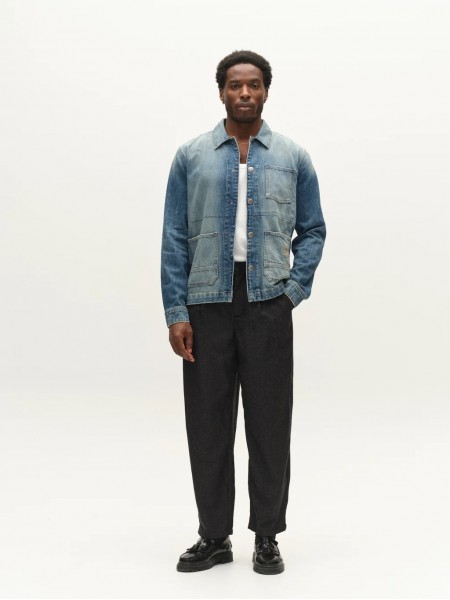 GABBA Jean Jacket BETA WOLV DS0004 LS Blue GABBA - 3