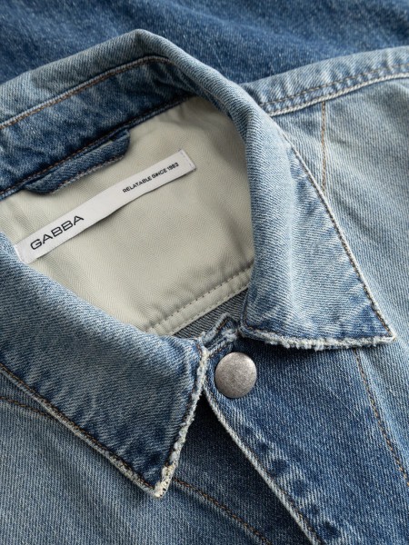 GABBA Jean Jacket BETA WOLV DS0004 LS Blue GABBA - 7