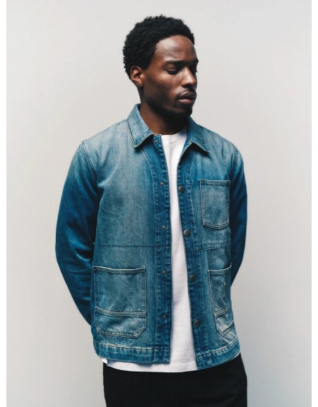 GABBA Jean Jacket BETA WOLV DS0004 LS Blue GABBA - 1