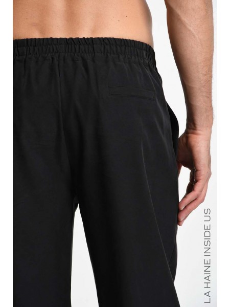 LA HAINE Pants 3RLM1302 Black LA HAINE - 4