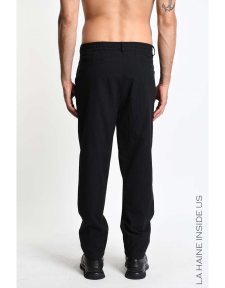 LA HAINE Pants 3PLM1362 Black LA HAINE - 2