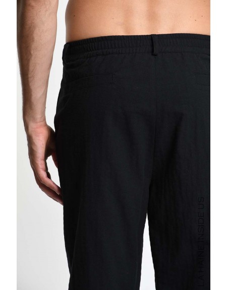 LA HAINE Pants 3PLM1362 Black LA HAINE - 4