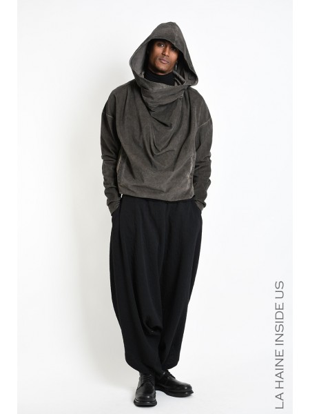 LA HAINE Blouse 3BLM1329 Gray LA HAINE - 4