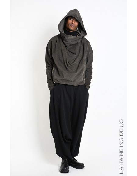 LA HAINE Blouse 3BLM1329 Gray LA HAINE - 4