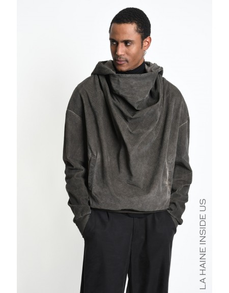LA HAINE Blouse 3BLM1329 Gray LA HAINE - 2
