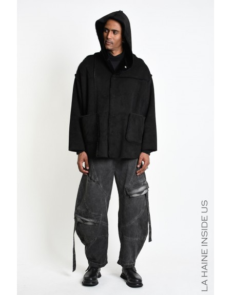 LA HAINE Mouton 3-LM1292 Black LA HAINE - 5