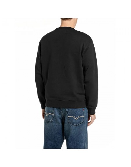 REPLAY Sweatshirt M13LR.000.7242NW Black REPLAY - 2