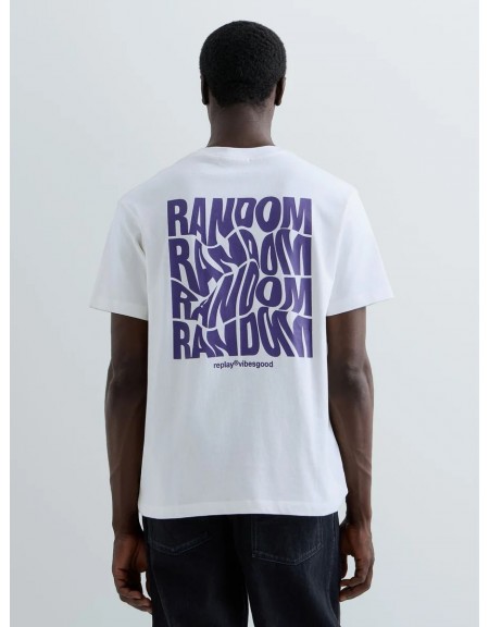 REPLAY T-shirt M12BF.001.7242KW C011 Λευκό REPLAY - 2
