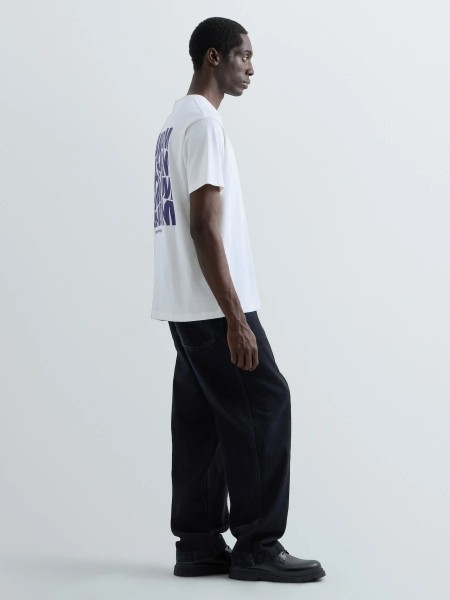 REPLAY T-shirt M12BF.001.7242KW C011 Λευκό REPLAY - 5