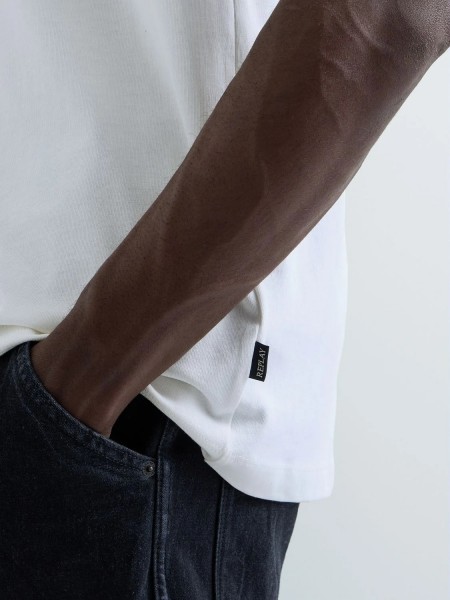 REPLAY T-shirt M12BF.001.7242KW C011 White REPLAY - 7