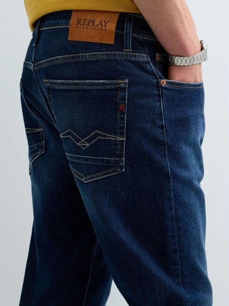 REPLAY Jean pants M1075.00B.795.280 C007 AIDEEN Dark blue REPLAY - 4