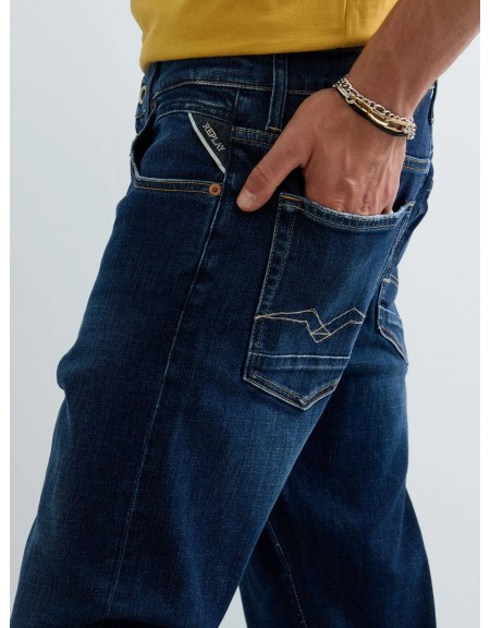 REPLAY Jean pants M1075.00B.795.280 C007 AIDEEN Dark blue REPLAY - 5