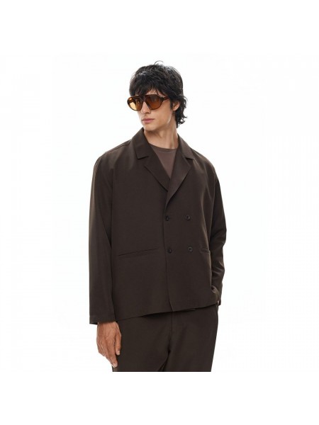 ANNIKO Cross-buttoned jacket 26541-293-430 Brown ANNIKO - 3