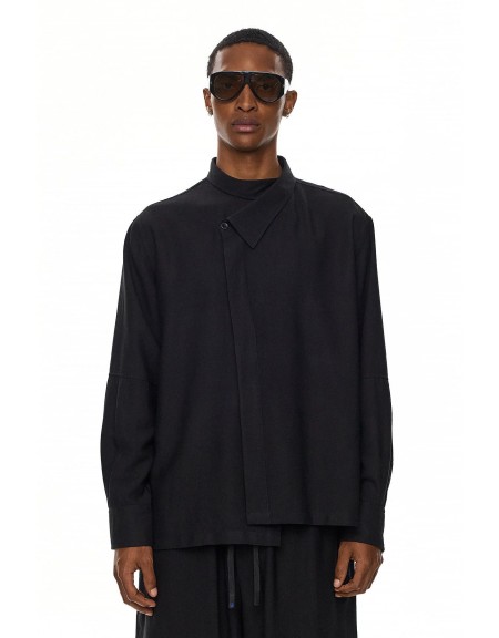 ANNIKO Cross-buttoned shirt 26546-971-477 Black ANNIKO - 3