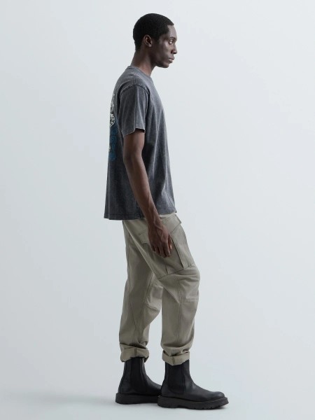 REPLAY T-shirt M12BF.000.7242KG C072 Grey - Anthracite REPLAY - 5