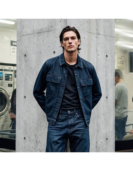G-STAR RAW Πουκάμισο - Jacket D29940-E358-D926 Μπλε σκούρο G-STAR RAW - 3