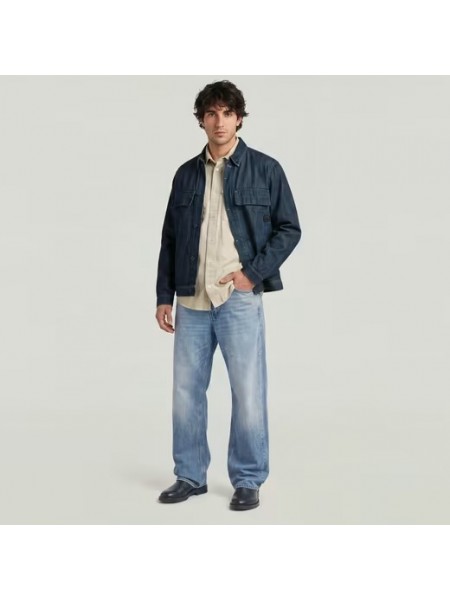 G-STAR RAW Πουκάμισο - Jacket D29940-E358-D926 Μπλε σκούρο G-STAR RAW - 4