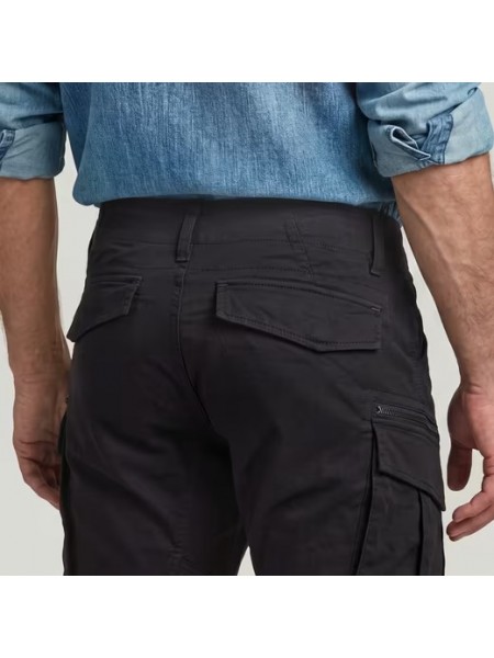 G-STAR RAW Παντελόνι cargo D02190-5126-6484 ROVIC ZIP 3D STRAIGHT TAPERED Μαύρο G-STAR RAW - 5