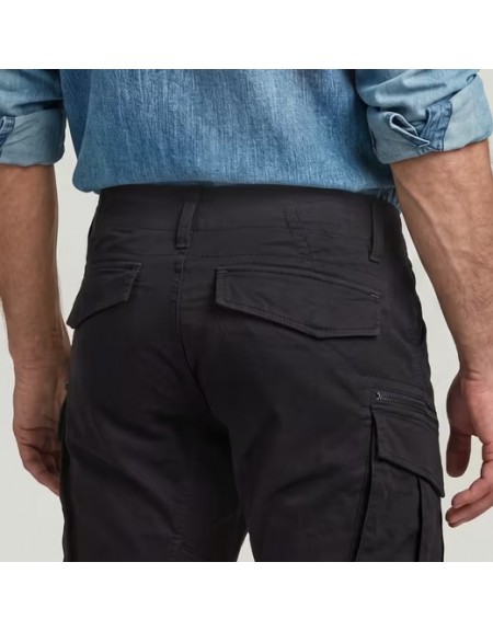 G-STAR RAW Παντελόνι cargo D02190-5126-6484 ROVIC ZIP 3D STRAIGHT TAPERED Μαύρο G-STAR RAW - 5