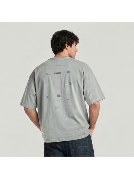 G-STAR RAW T-shirt D30099-E401-J324-63 Γκρι G-STAR RAW - 2