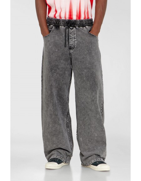 DIESEL Pants A22812-0EFBJ-65BA Gray - Anthracite DIESEL - 2