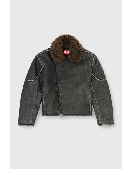 DIESEL Perfecto jacket A22759-0AGCK-5XX Grey - Anthracite DIESEL - 6