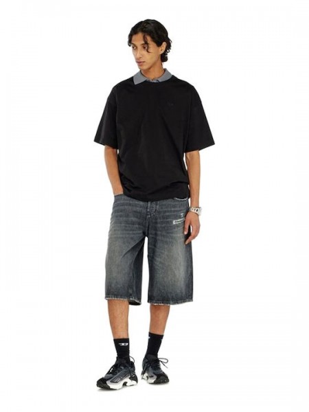DIESEL T-shirt A25122-0QIAM-9XX Black DIESEL - 3