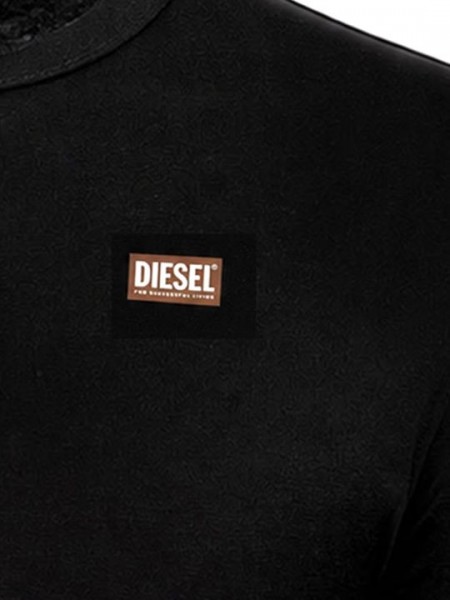 DIESEL T-shirt A14819-0PJBG-9XXD Μαύρο DIESEL - 3