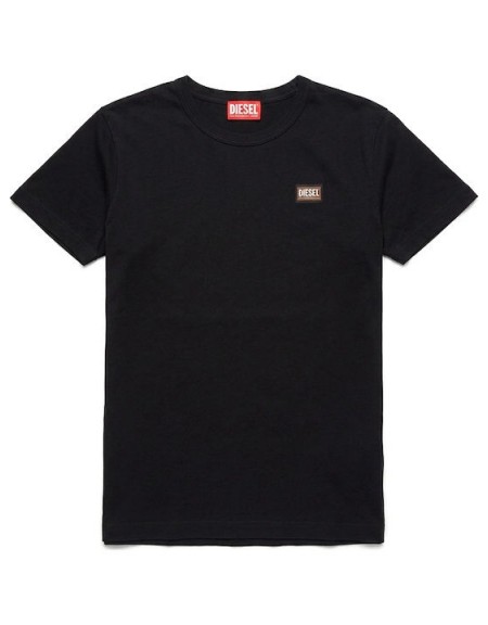 DIESEL T-shirt A14819-0PJBG-9XXD Μαύρο DIESEL - 1