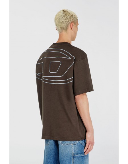 DIESEL T-shirt A11302-0HGAM-97R Brown DIESEL - 1
