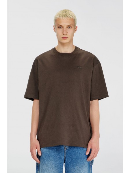 DIESEL T-shirt A11302-0HGAM-97R Καφέ DIESEL - 2
