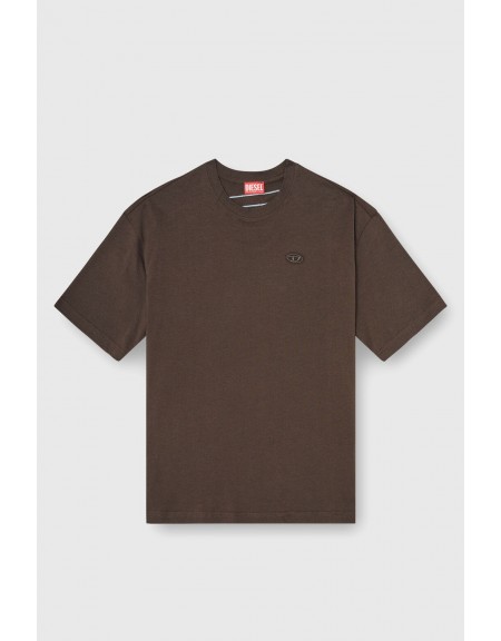 DIESEL T-shirt A11302-0HGAM-97R Καφέ DIESEL - 3