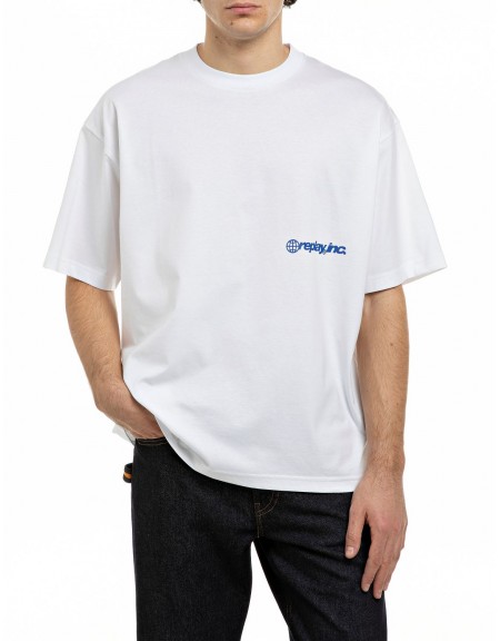 REPLAY INC T-shirt KU102T.000.00L2LW C001 Λευκό REPLAY - 1