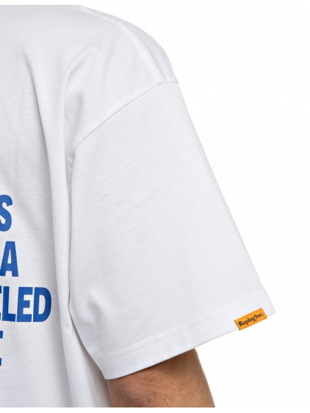 REPLAY INC T-shirt KU102T.000.00L2LW C001 Λευκό REPLAY - 5