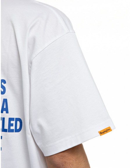 REPLAY INC T-shirt KU102T.000.00L2LW C001 White REPLAY - 5