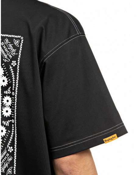 REPLAY INC T-shirt KU102T.000.00L3BW C098 Μαύρο REPLAY - 5
