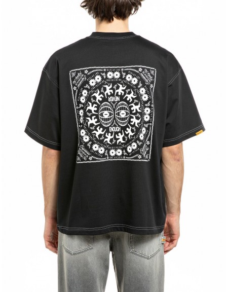 REPLAY INC T-shirt KU102T.000.00L3BW C098 Μαύρο REPLAY - 2