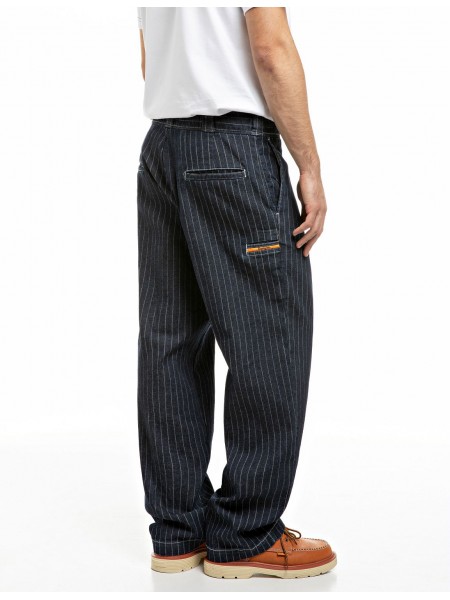 REPLAY INC Παντελόνι ριγέ KU1009.000.139 D04 WAIST Μπλε REPLAY - 2